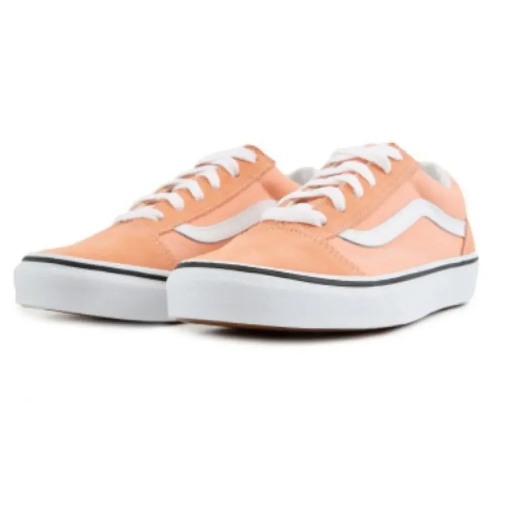 Vans Kids Girls Old Skool Sneakers Salmon/True White Size 10.5K NWOB - Picture 2 of 11
